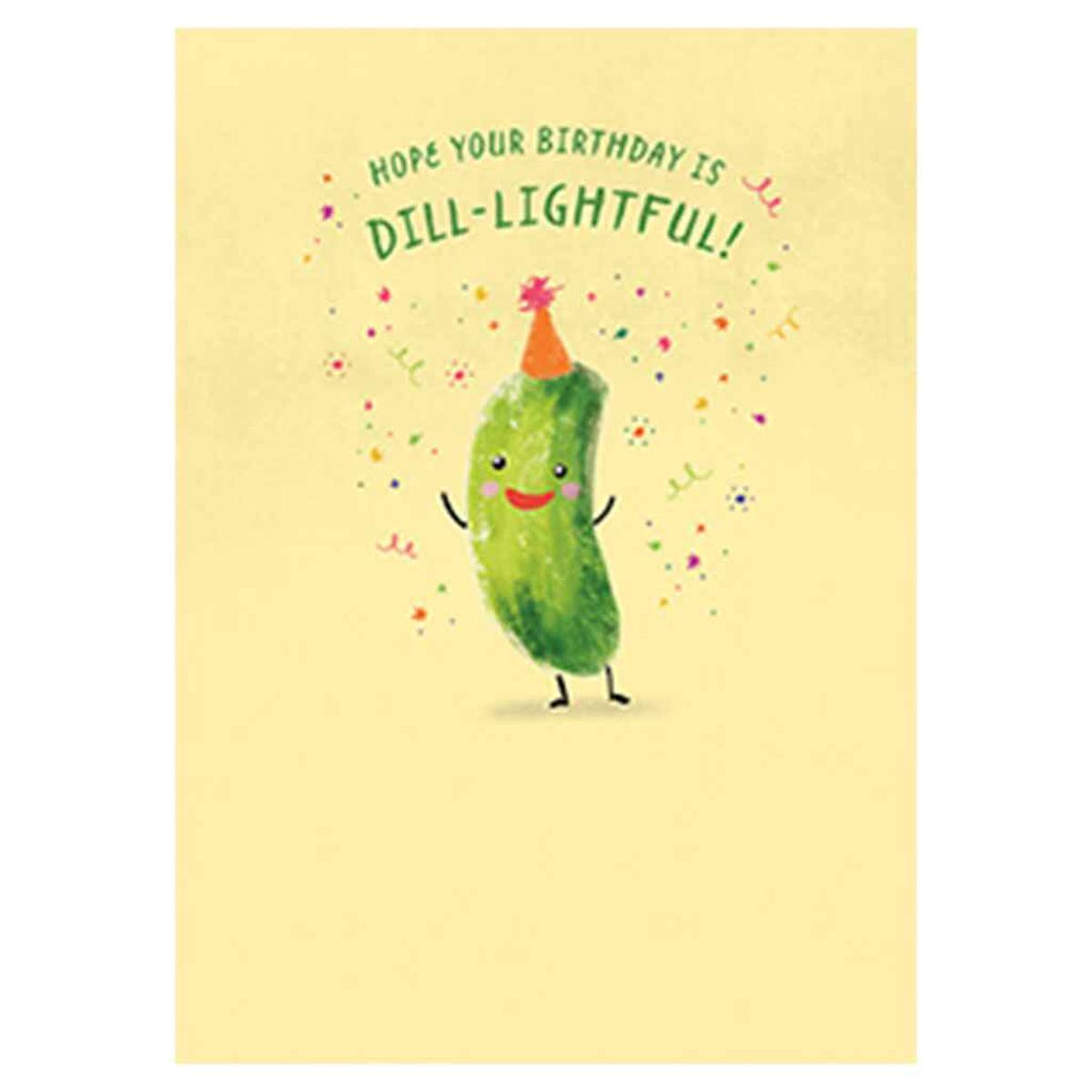 Dill-lightful Birthday Greeting Card