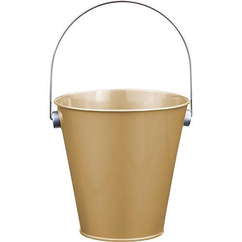 Gold Metal Favor Pail | 1ct
