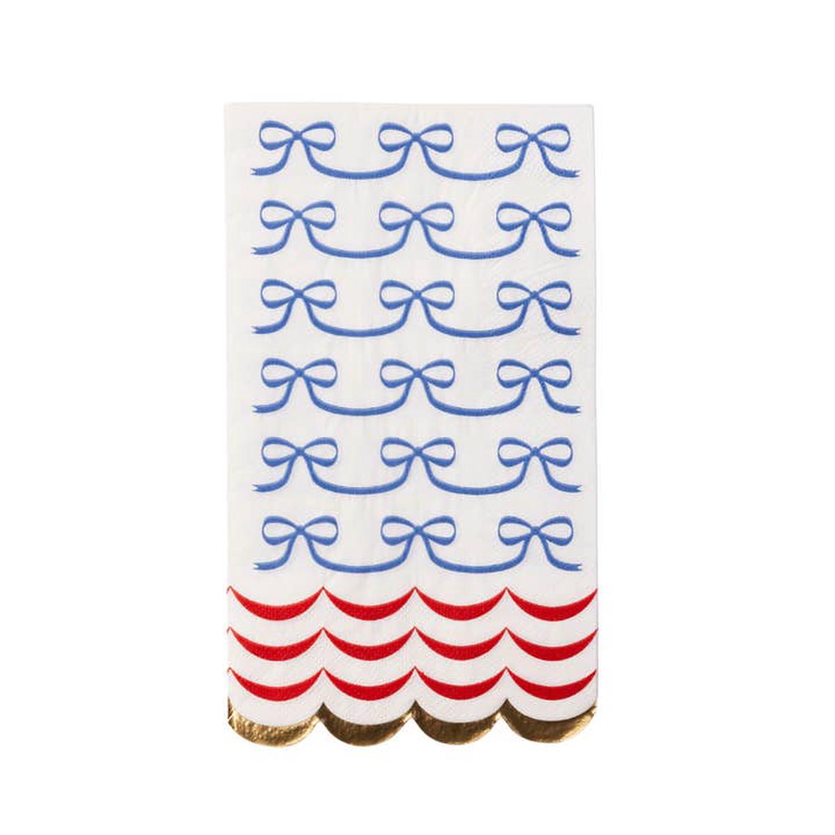 Guest Towels – 4th of July Bow Flag