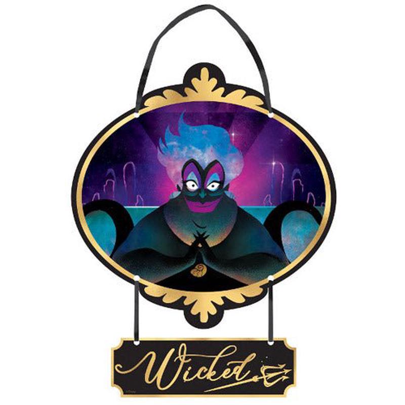 Mini Hanging Sign – Villains Ursula – Amscan
