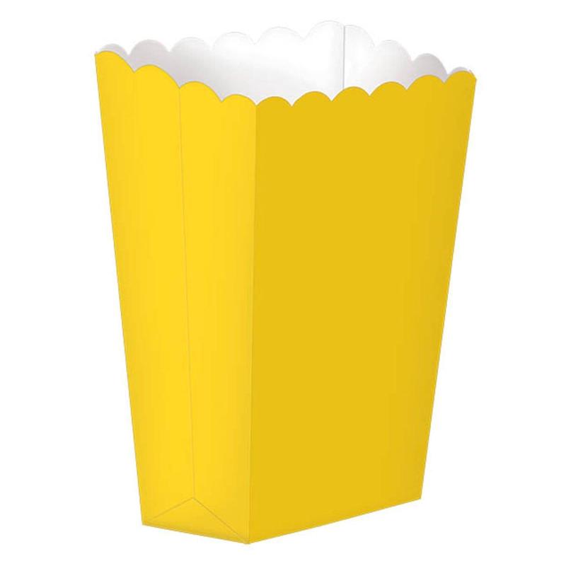 Popcorn Box – Sunshine Yellow 5/pkg