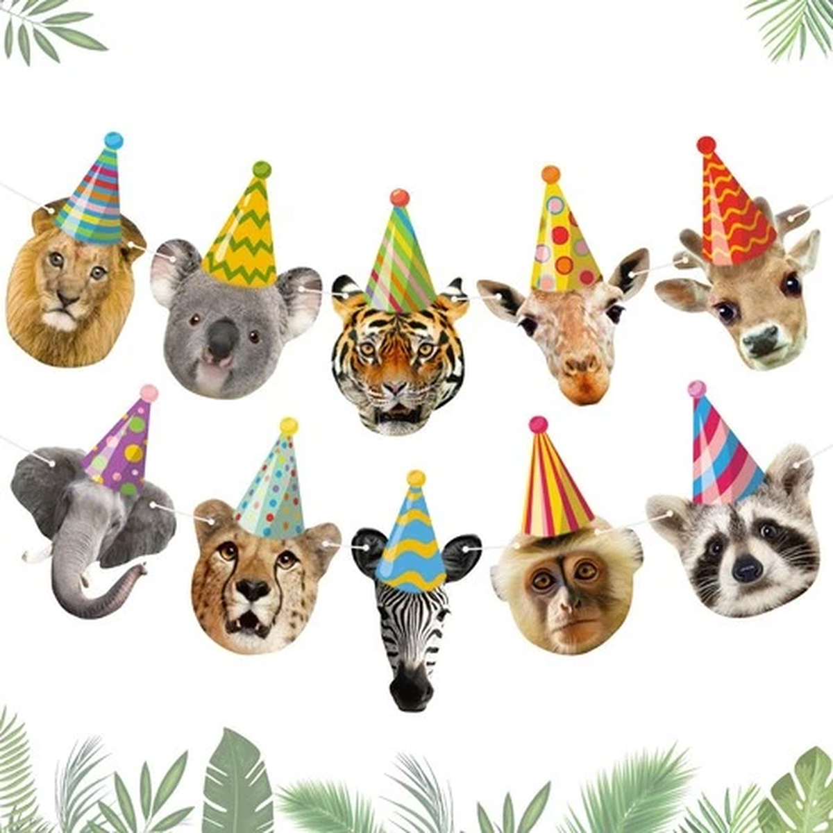Safari Animals Happy Birthday 7.08 inches x 5.12 inches, Jungle