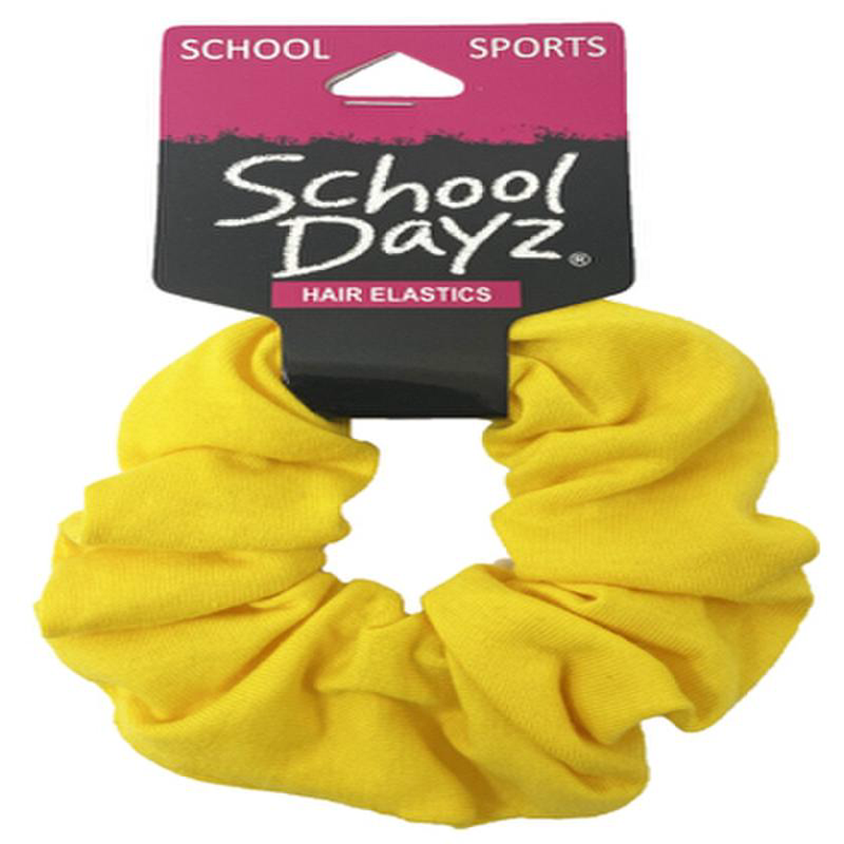 SCHOOL DAYZ SCRUNCHIE YELLOW