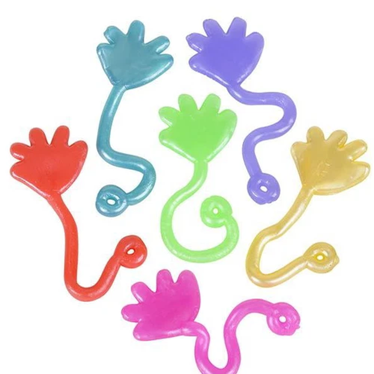 144 MINI STICKY HANDS, 3″, GREAT FOR PARTIES, VENDING, CARNIVALS, REDEMPTION