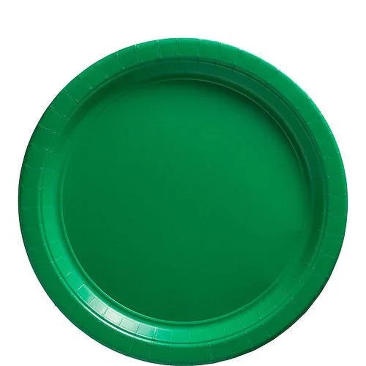 Festive Green Lunch Paper Plates 8.5″ | 20ct