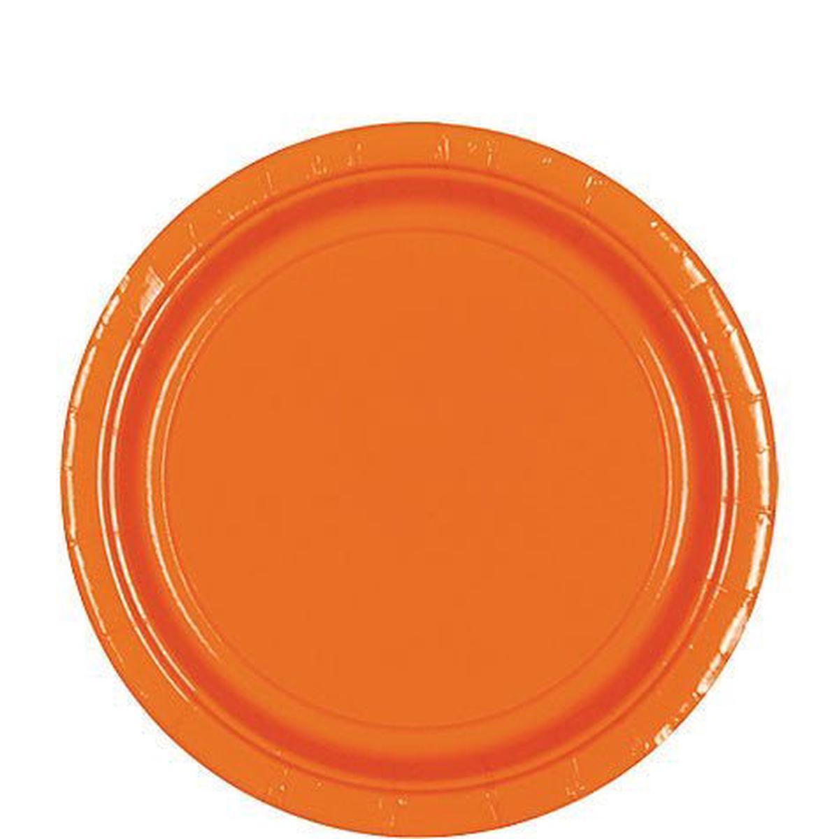 Orange Peel Lunch Paper Plates 8.5″ | 20ct