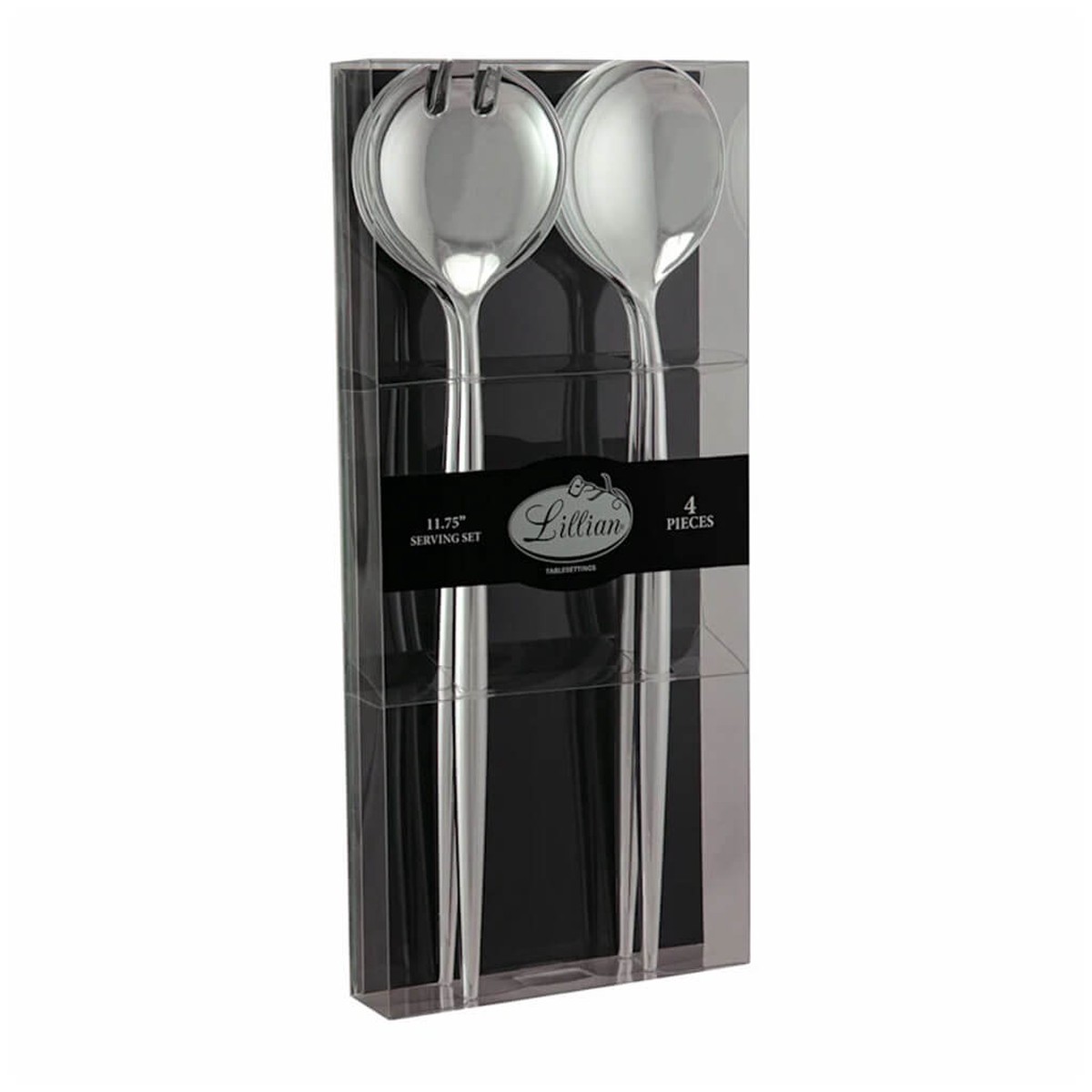 Polished Silver Serving Set 4ct