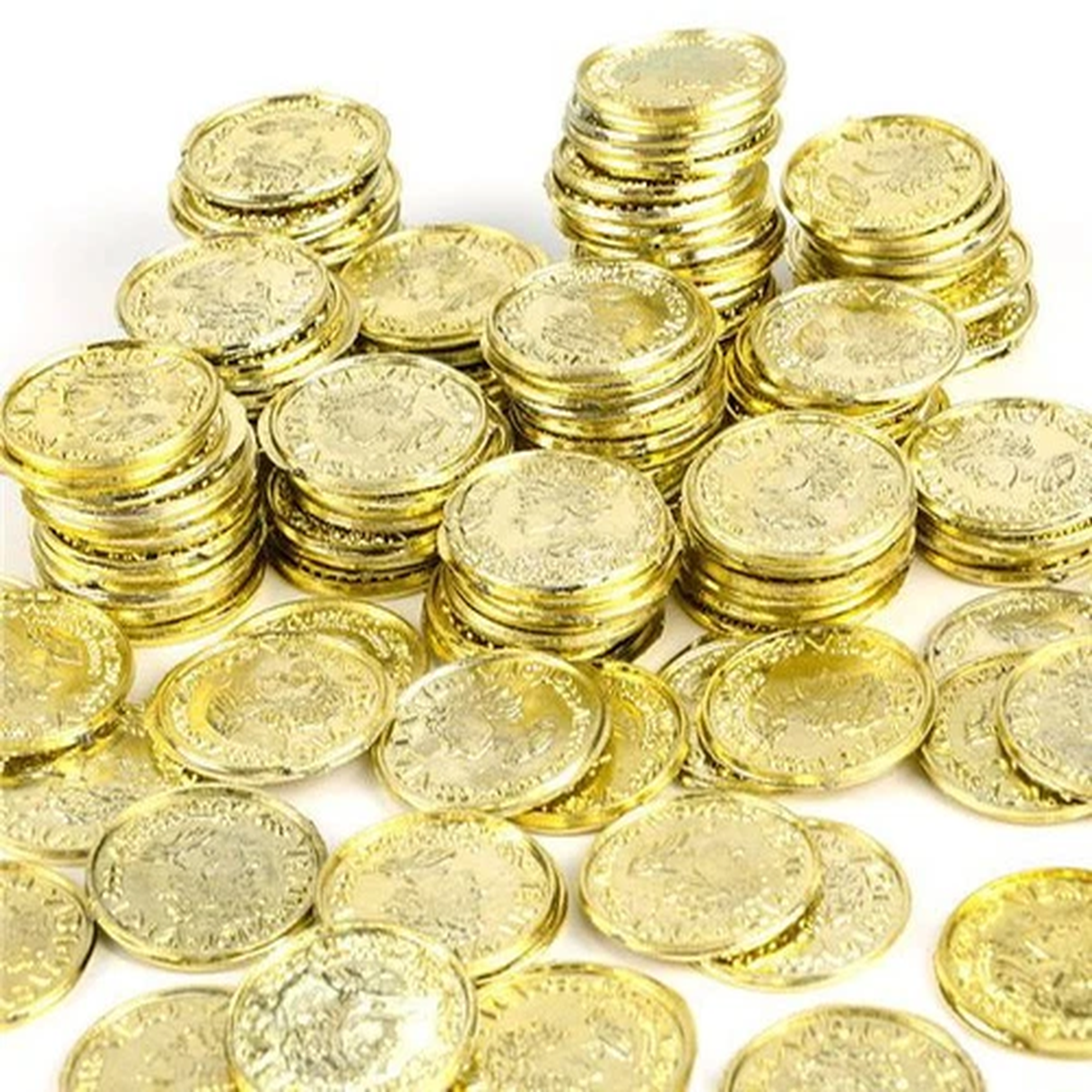 1440  Plastic Pirate Gold Play Toy Coins Birthday Party Favors Pinata WHOLESALE