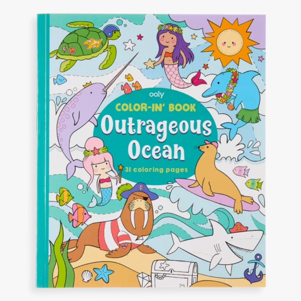 Color-in Book Outrageous Ocean