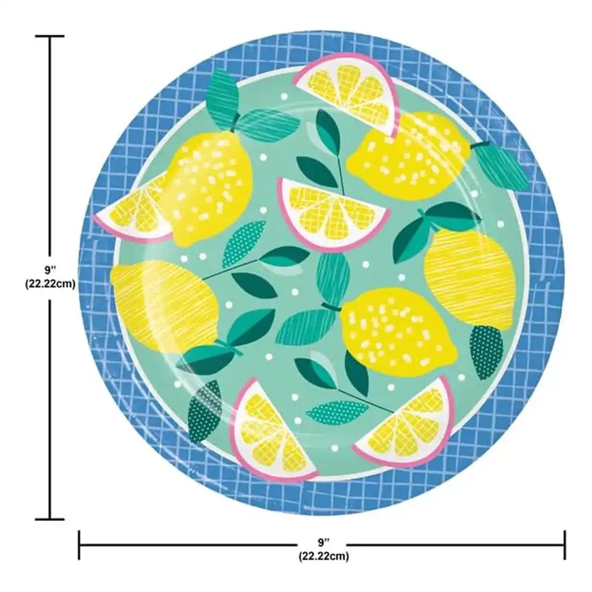 Luscious Lemons Dinner Plate 9in 8ct