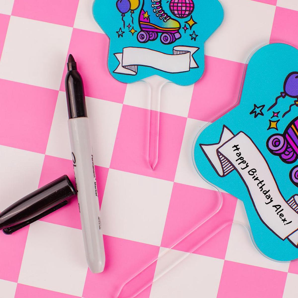 Skate Cake Topper – 5in