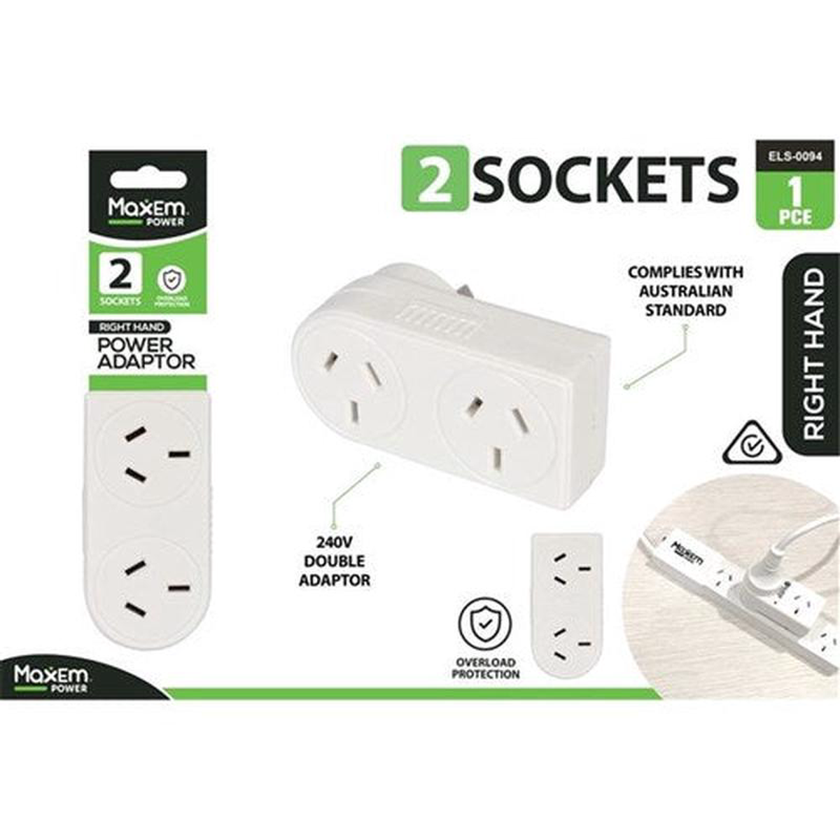 DOUBLE ADAPTOR SURGE RIGHT