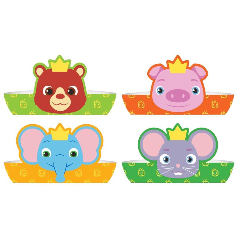 Cocomelon Paper Crowns 8ct – Amscan