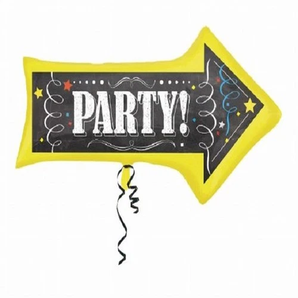 XL 36″ Chalkboard Party Arrow Super Shape Mylar Foil Balloon Party Decoration