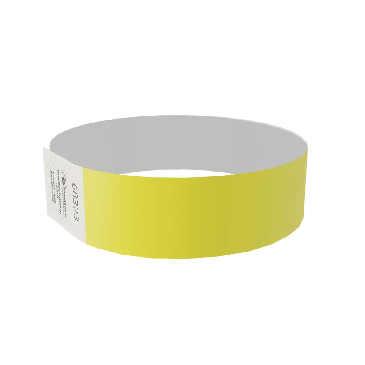 Yellow Wristbands Eco Galaxy, 3/4 Inches, 250 Count