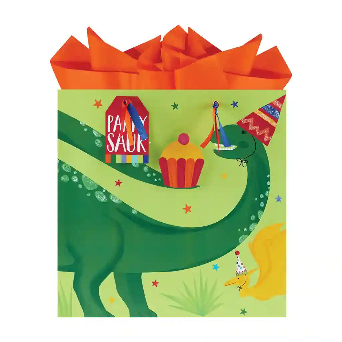 Dinosauria Large Square Bag