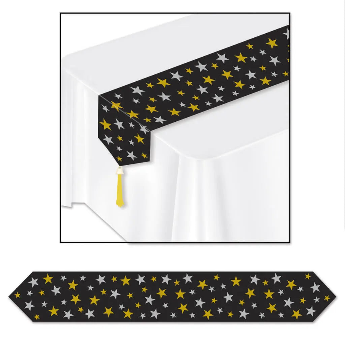 Printed Stars Table Runner