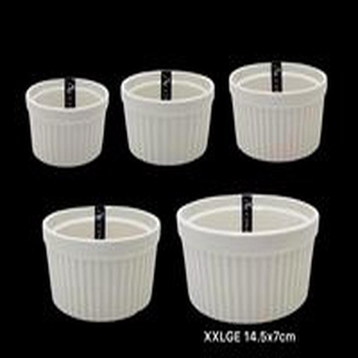 RAMEKIN WHITE LGE 145 CM