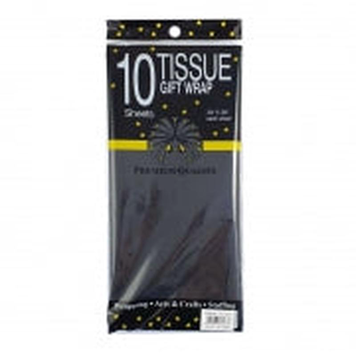 TISSUE PAPER 50 CM PK10 BLACK