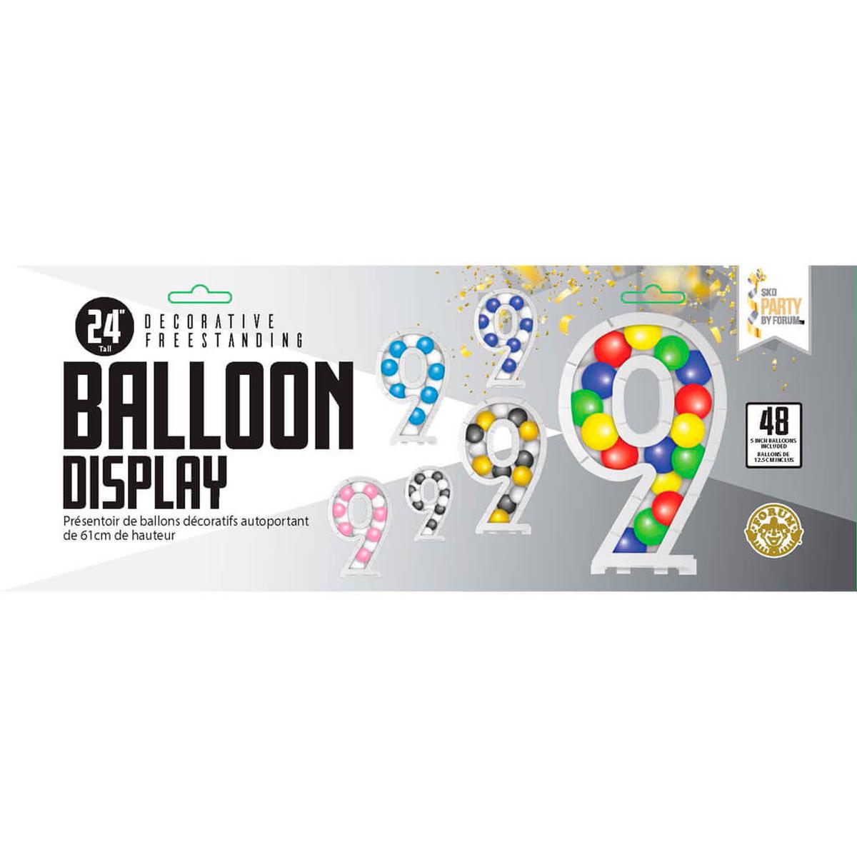 9 Balloon Frame Number 24in