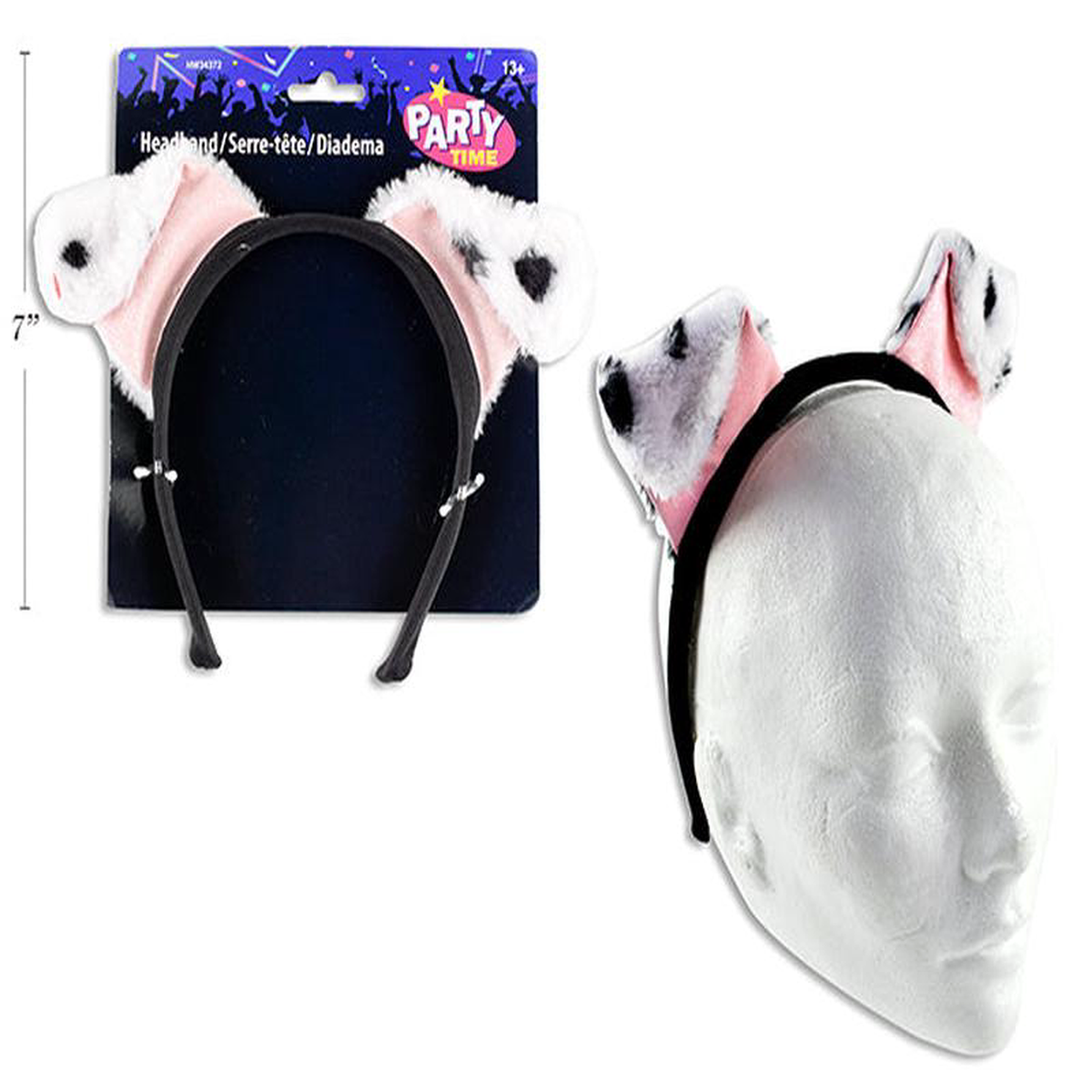 Diadema de Peluche Halloween con Orejas Brillantes 875in x 75in