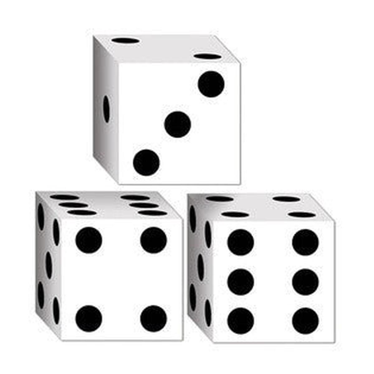 Dice Favor Boxes | 3ct | 3.25″