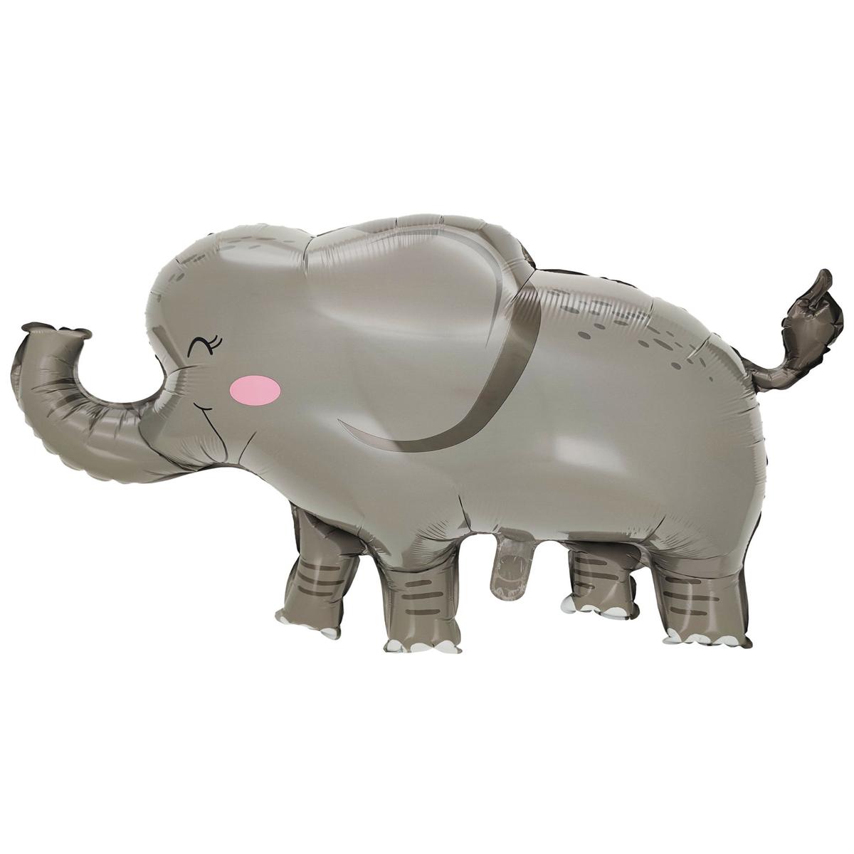 Elephant Animal Foil Helium Balloon – Perfect for Animal-Themed, Safari-Themed, Jungle-Themed and a
