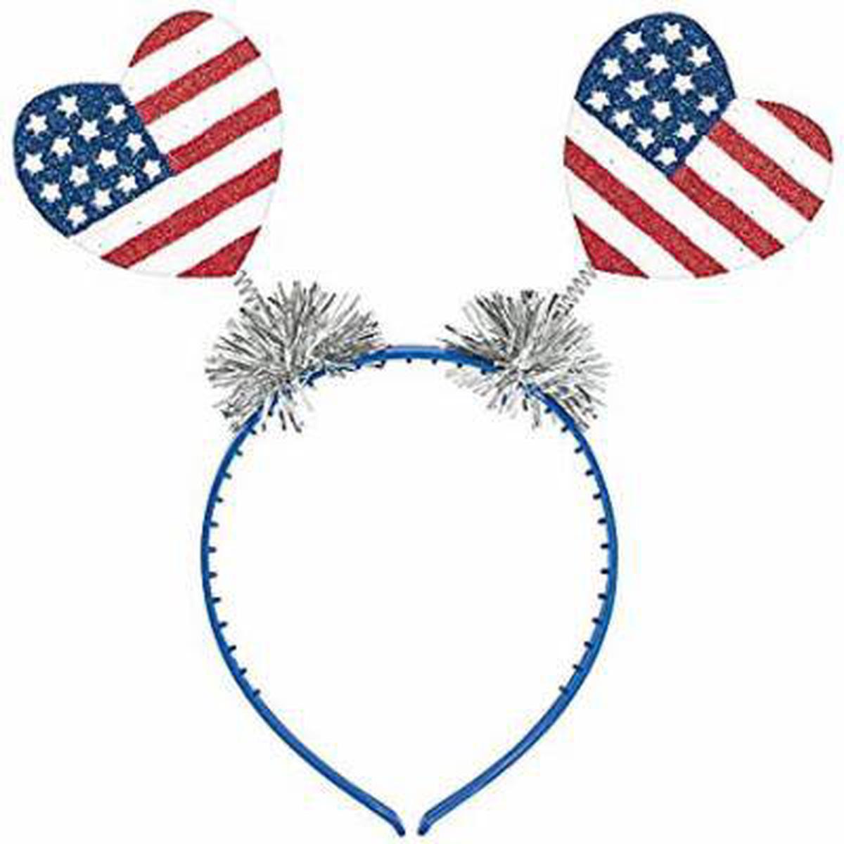 Head Bopper – Patriotic Hearts – Amscan