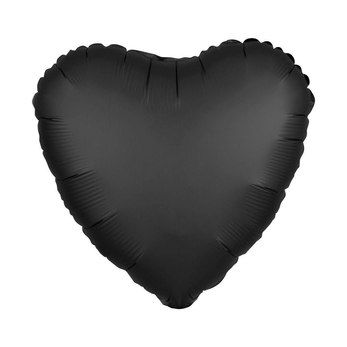 Matte Black Heart Helium Balloon – Perfect for any Celebration!
