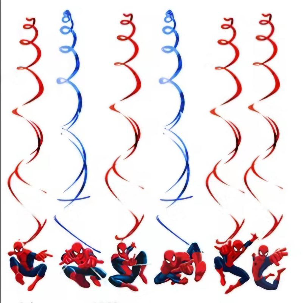Espirales Spiderman (x6u)