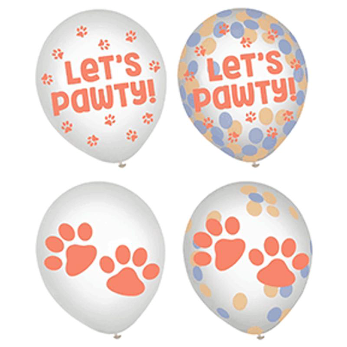 PAWSOME PARTY CONFETTIBALLOON
