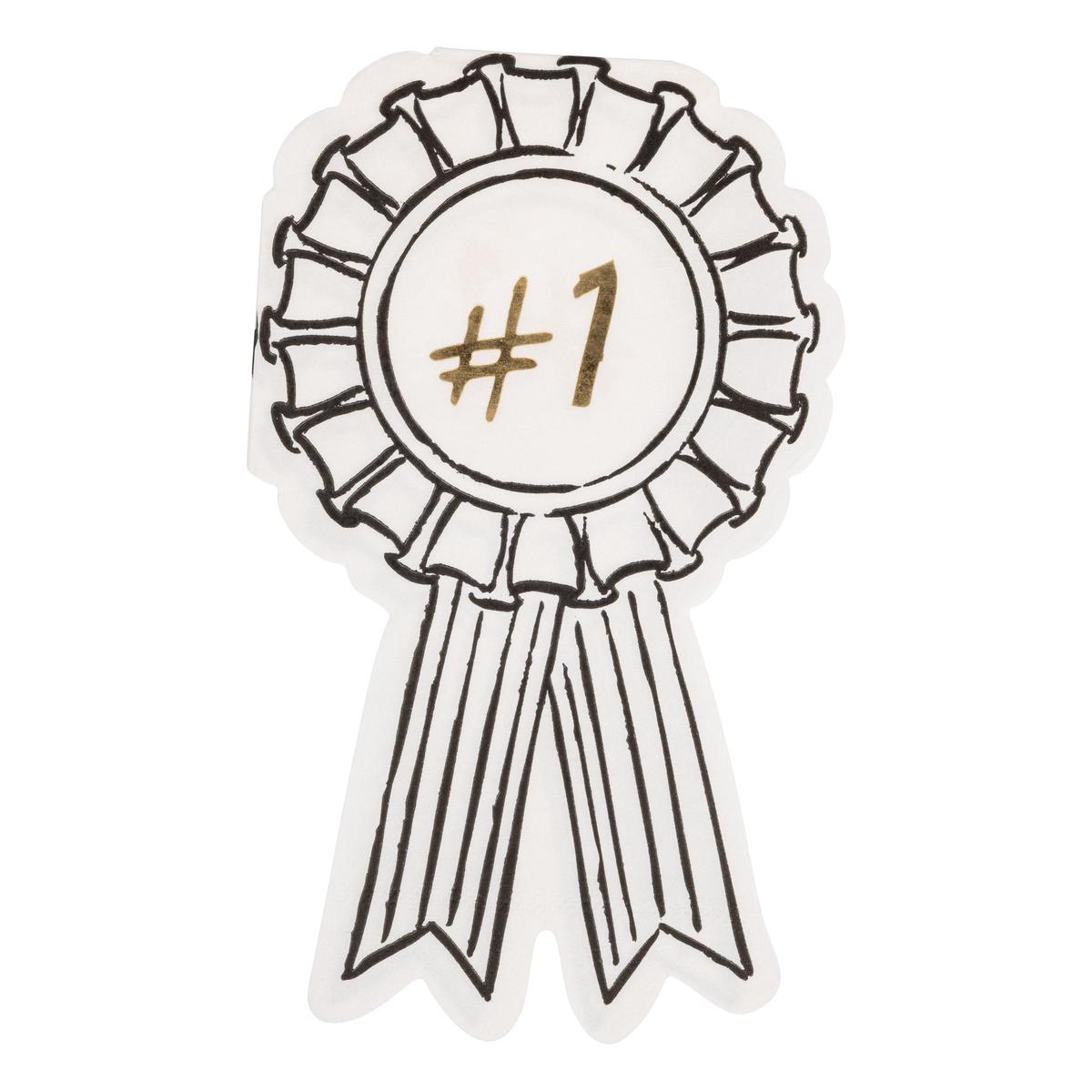 Grad Ribbon Shaped Napkin | 18ct