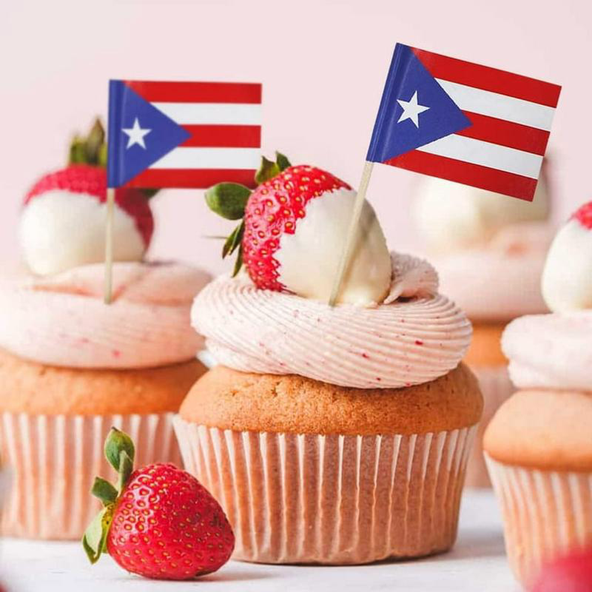 Mini Puerto Rico Toothpick Flag