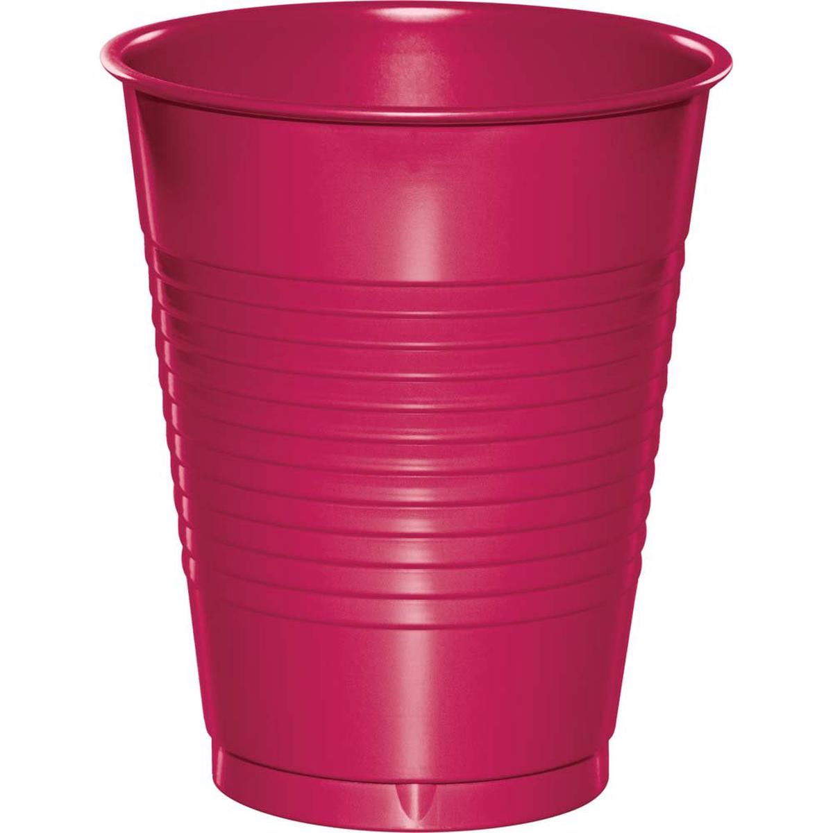 Magenta Plastic Cups 16oz | 20ct