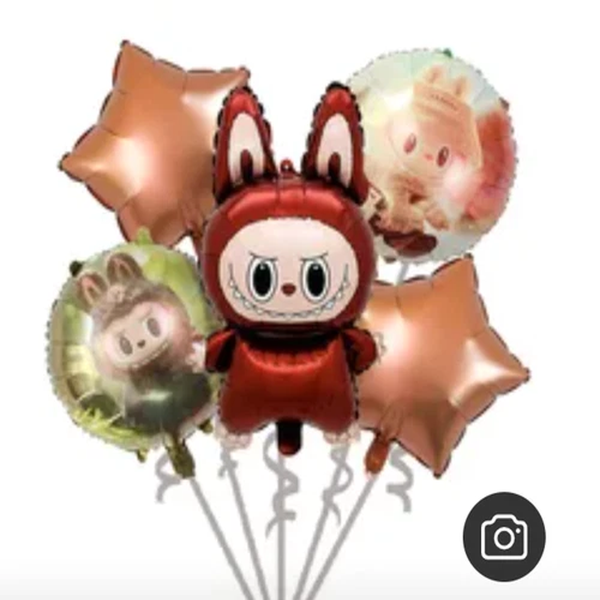 The Lab Monster 5pc BROWN TAN Balloon Decoration Birthday Balloons Party