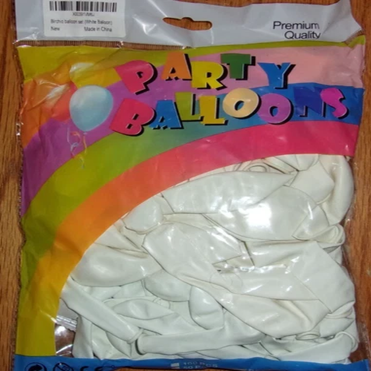 100pcs Premium Latex White Balloons for Balloon Garland and Arch White( 12 Inch)