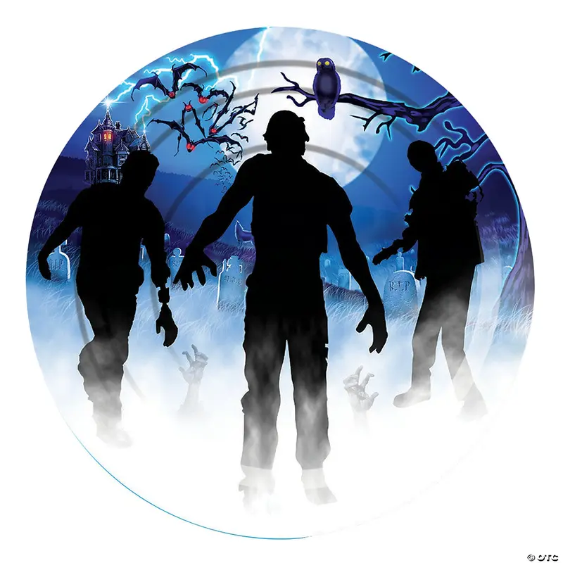 Zombie Party Paper Dessert Plates – 8 Ct.