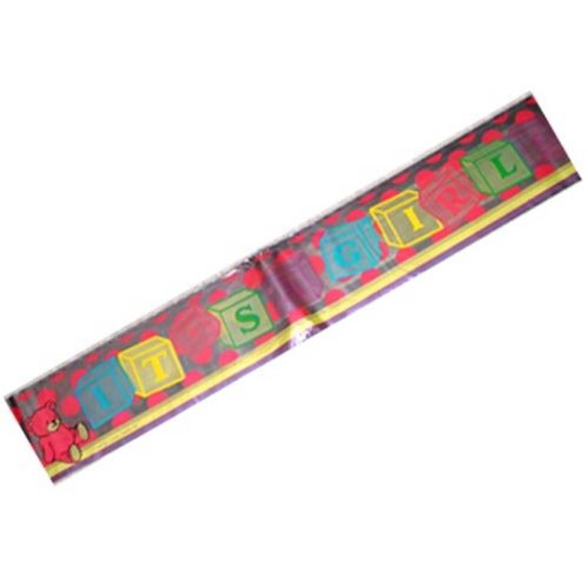 12 Ft. “It’s A Girl” Foil Banner