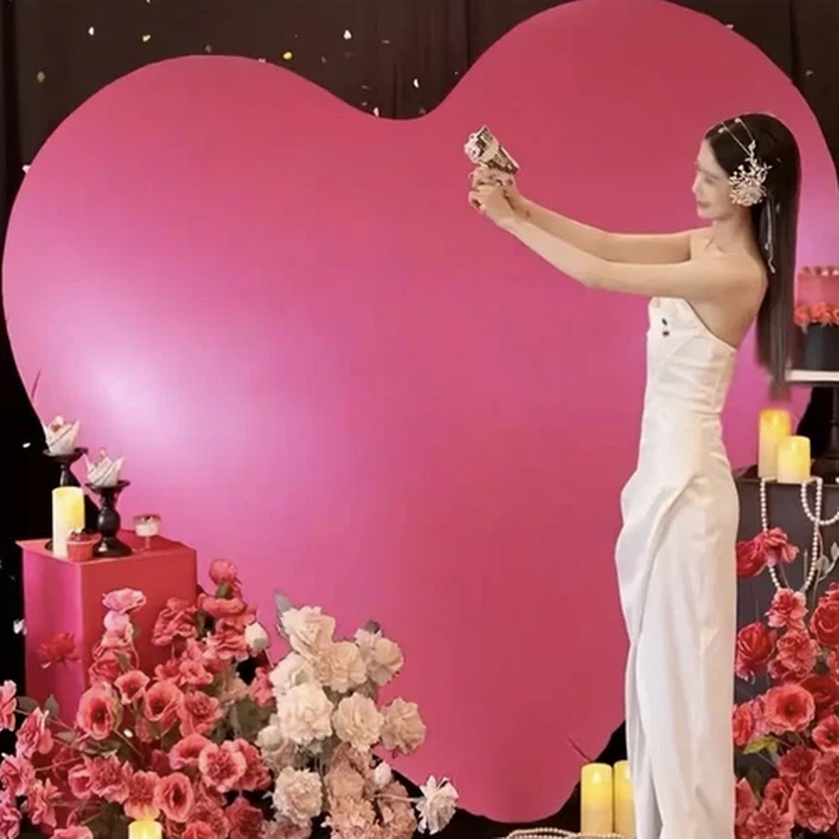 “Mega Metallic Balloon: Big Size, Bigger Fun  Limited Stock!”