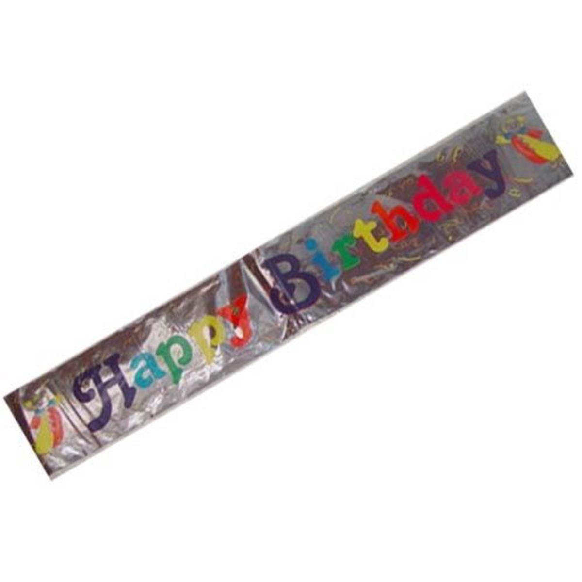 12 Ft. “Happy Birthday” Foil Banner