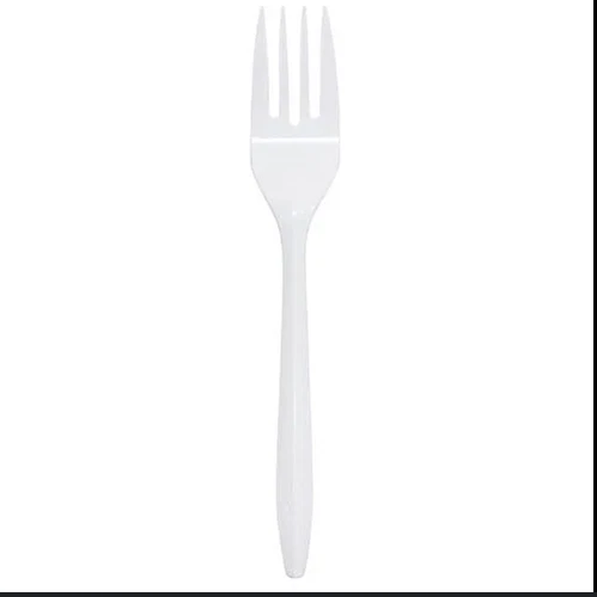 1000PCS Disposable Plastic Forks Silverware Set Bulk Fork White