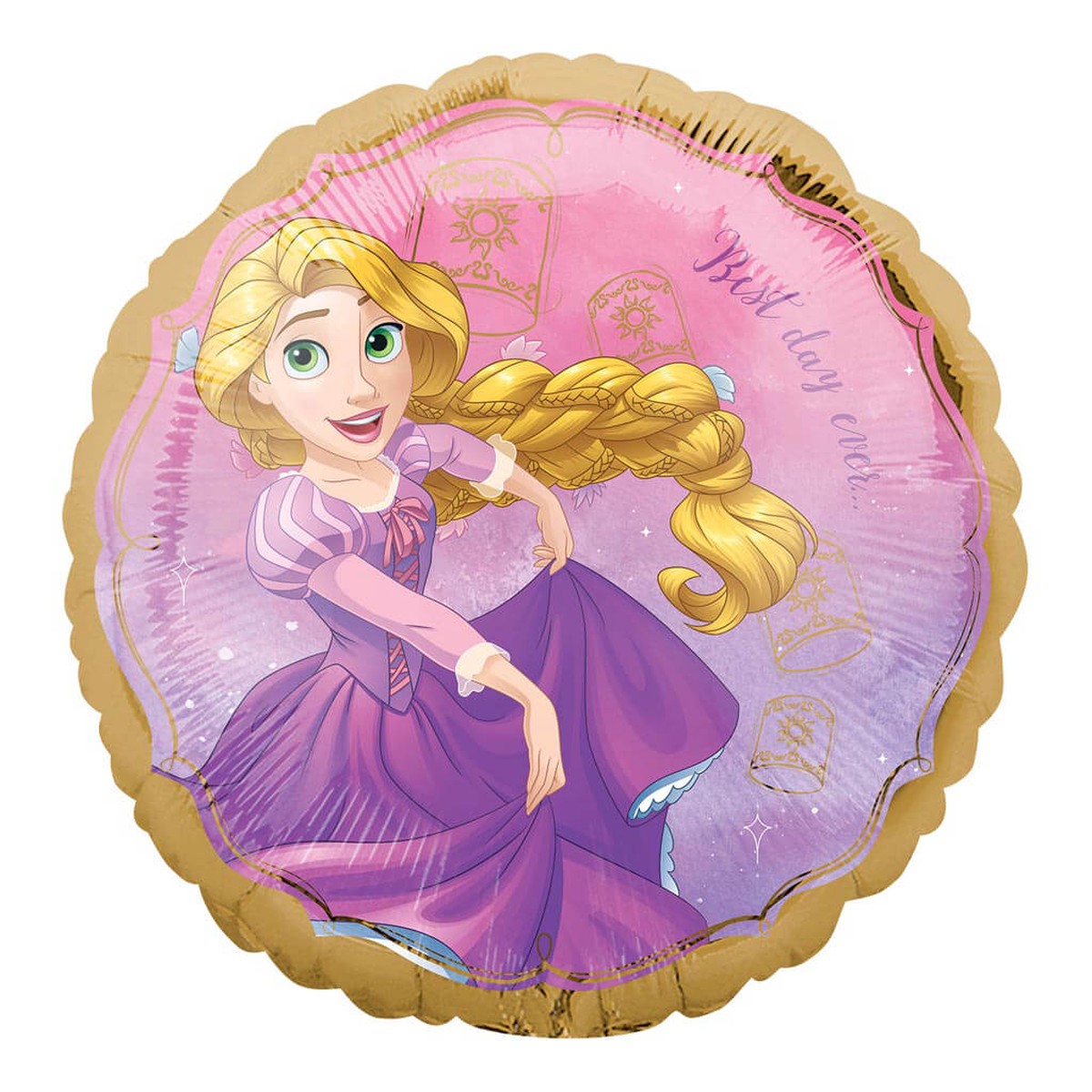 Rapunzel Once Upon A Time Foil Balloon 18in