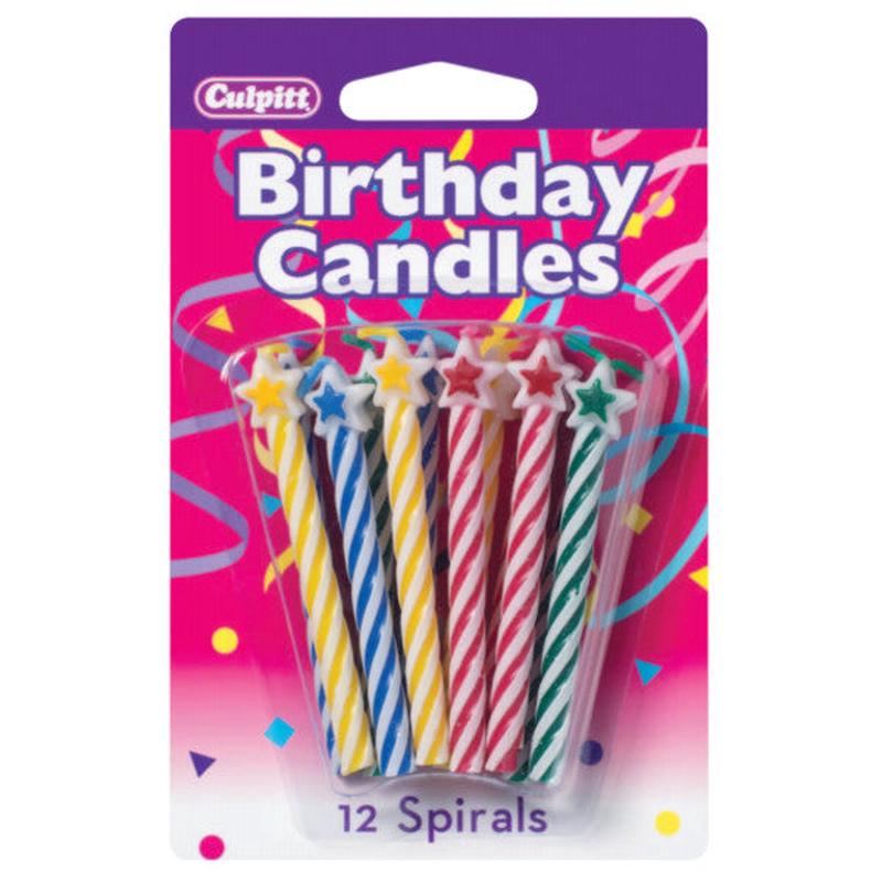 Spiral Star Tops Shaped Specialty Candles