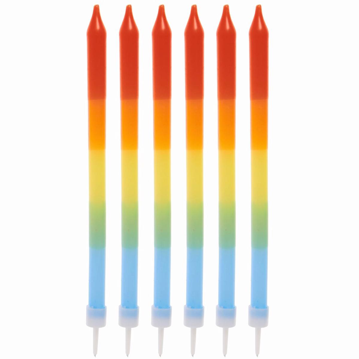 Rico Rainbow Dip Dye Candles