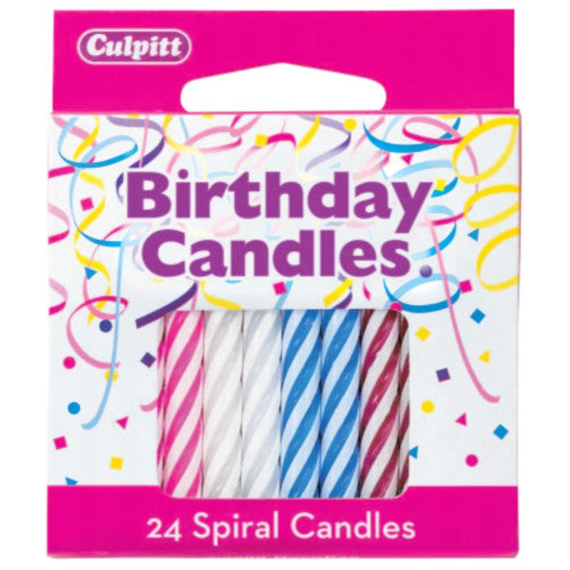 Spiral Candles – 2 ” Smooth & Spiral Candles