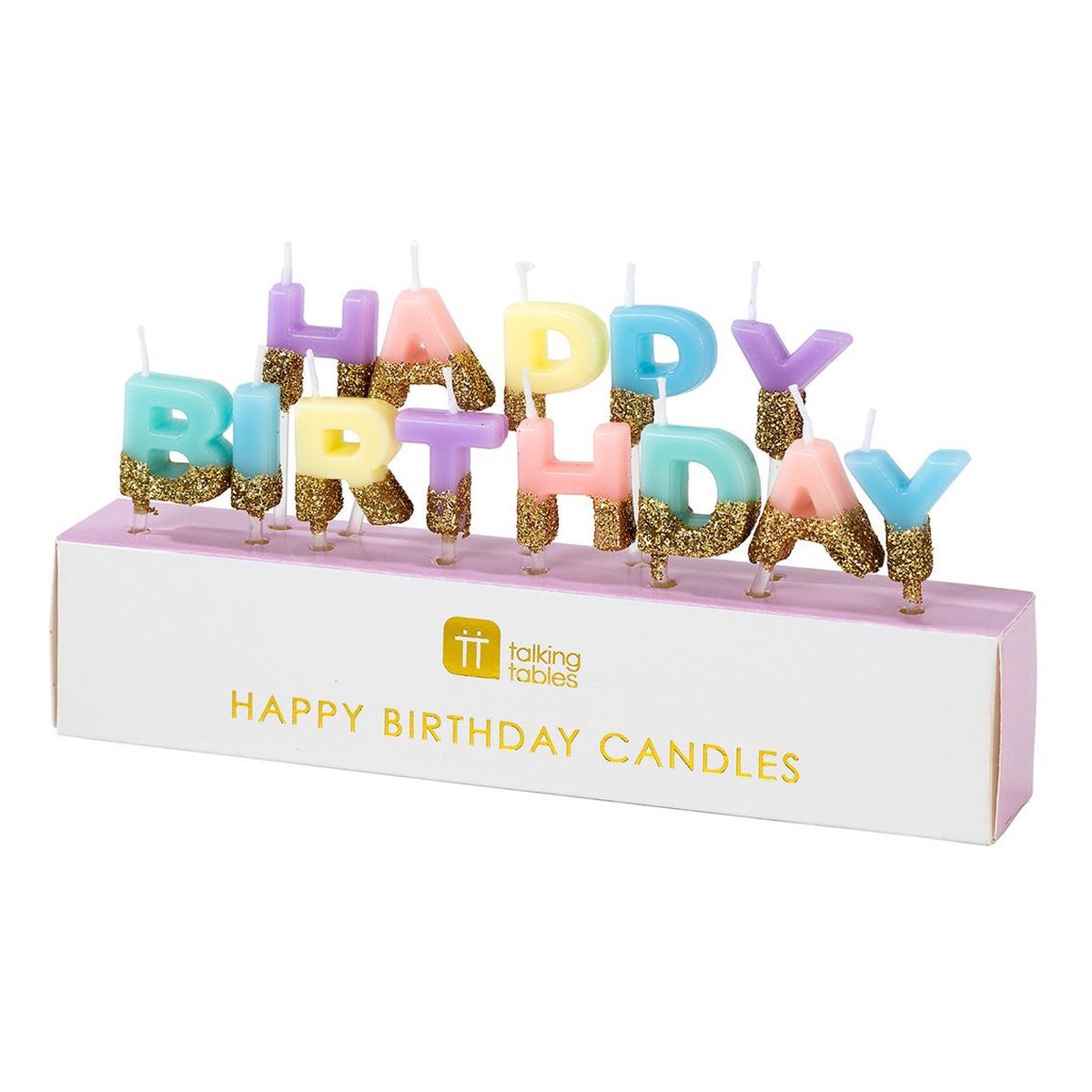 We Heart Birthdays “Happy Birthday” Candles