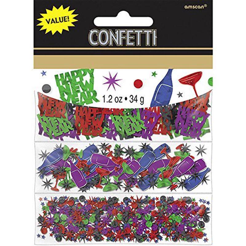 1.2 oz Confetti – Happy New Year – Amscan