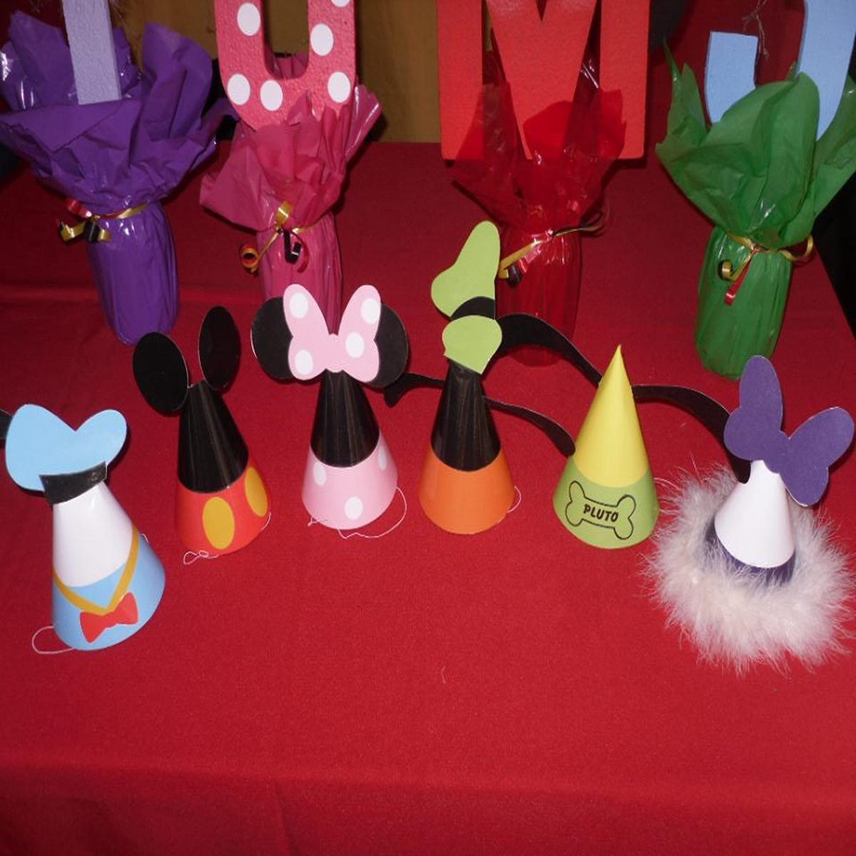 10Pcs Mickey And Friends Party Hats