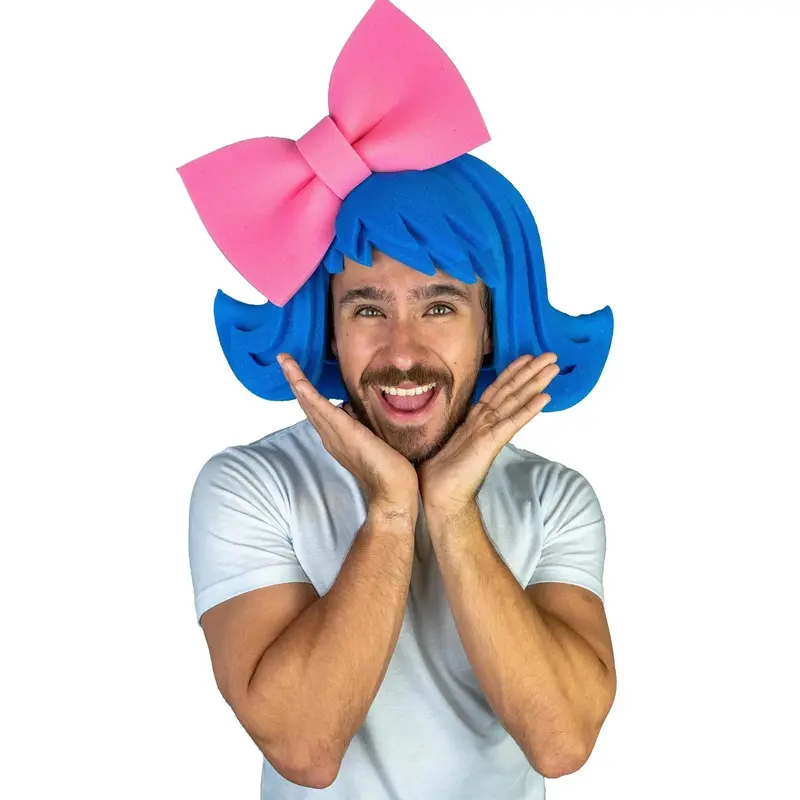 Wig with Large Bow
