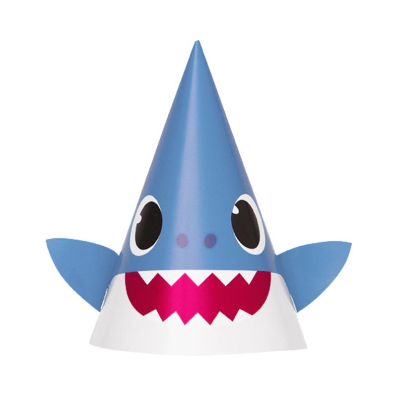 Baby Shark Party Hats – 8pk